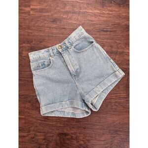 American Apparel Womens Jean Shorts